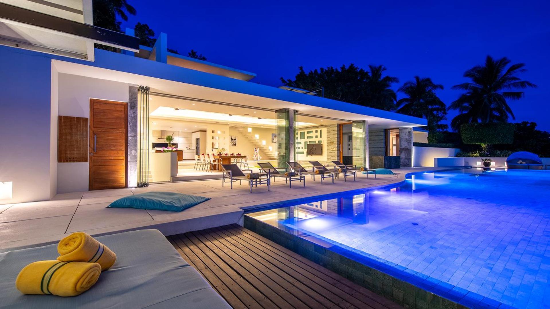 사무이 Lime Samui 10: Perfect For Families And Events 빌라 외부 사진